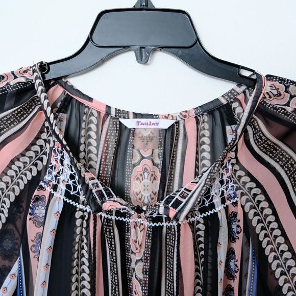 TanJay Boho Lightweight Tunic Top - Picture 8 of 10